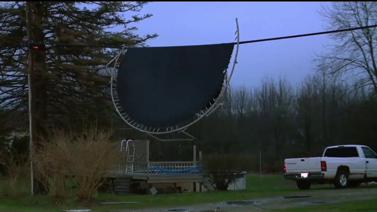 Strong storms in Southeast Michigan damage buildings, knock down trees ...