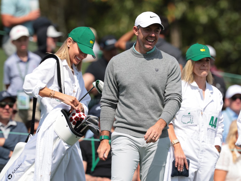 Erica Stoll joins Rory McIlroy at Masters Par 3 Contest after divorce ...