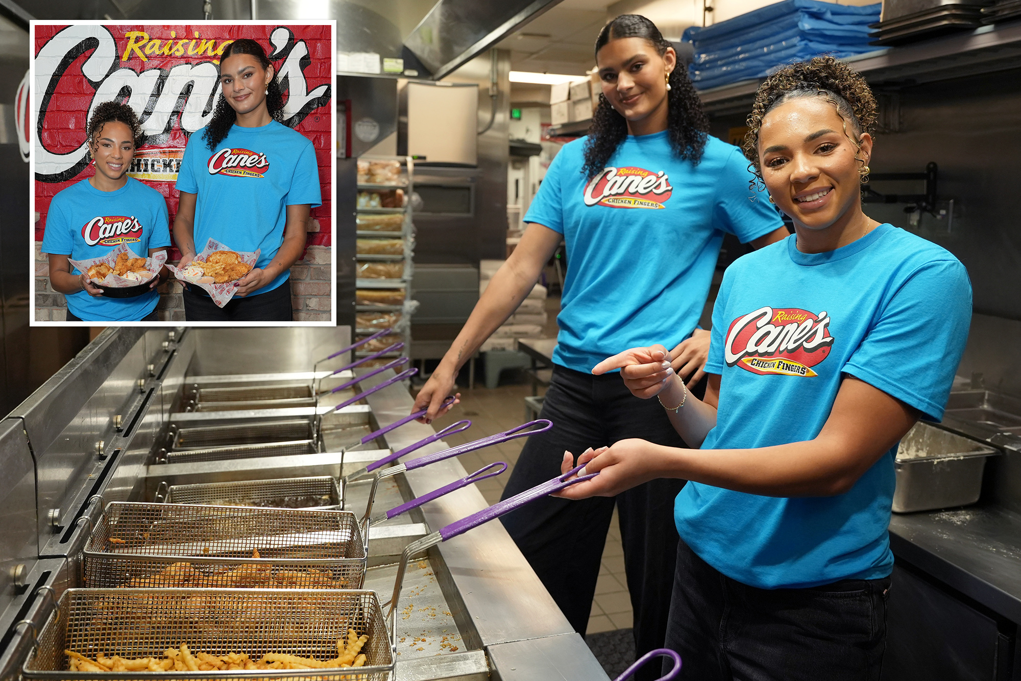 UCLA stars Lauren Betts, Kiki Rice cause frenzy at Hollywood eatery ...