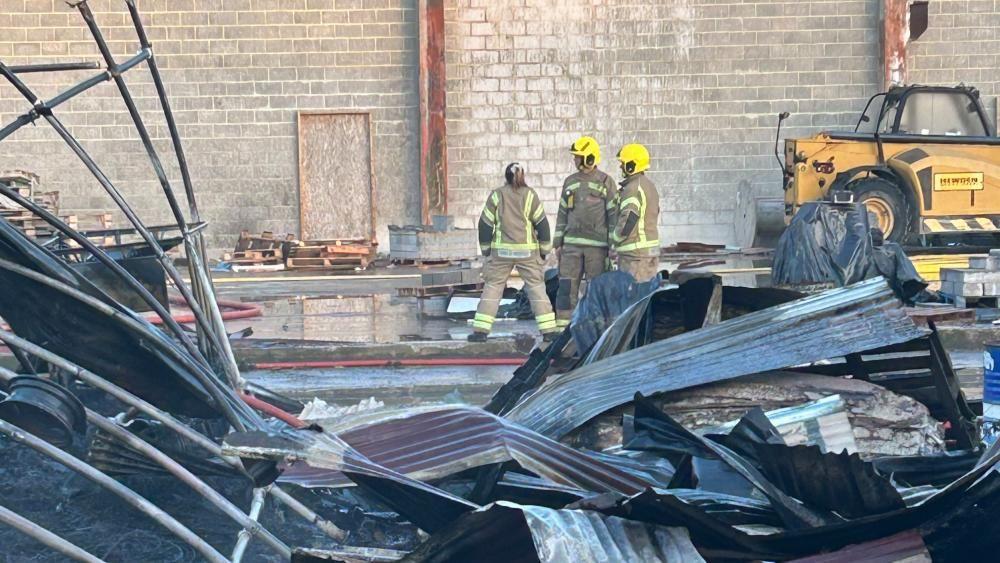 Large fire and explosions at scrap metal yard - AOL