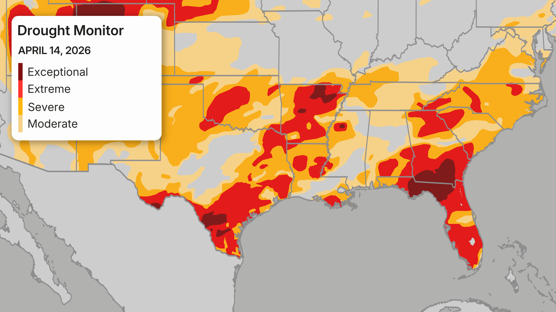 Does A Quiet Hurricane Season Mean Bad News For The Southeast Drought ...