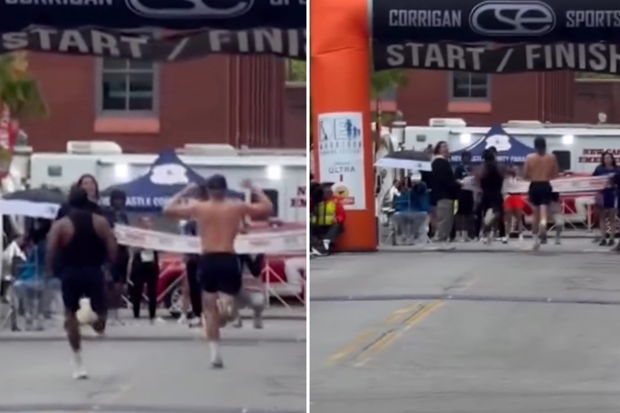 Marathon runner celebrates ‘win’ too early — just to get passed at ...