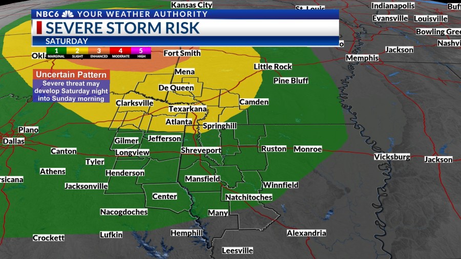 SEVERE WEATHER threat begins Friday - AOL