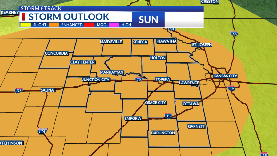 Two rounds of possible severe storms later today and tonight - AOL