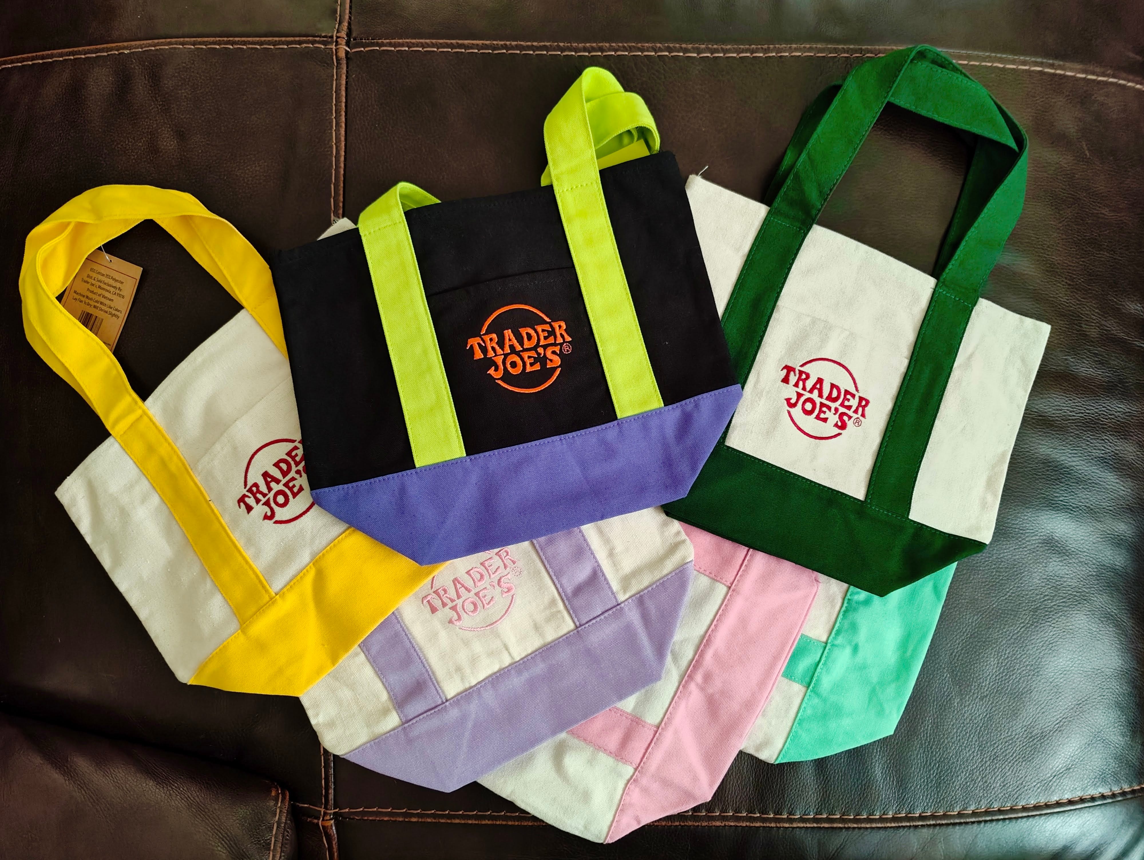 Trader Joe's confirms new striped mini canvas tote bag is on the