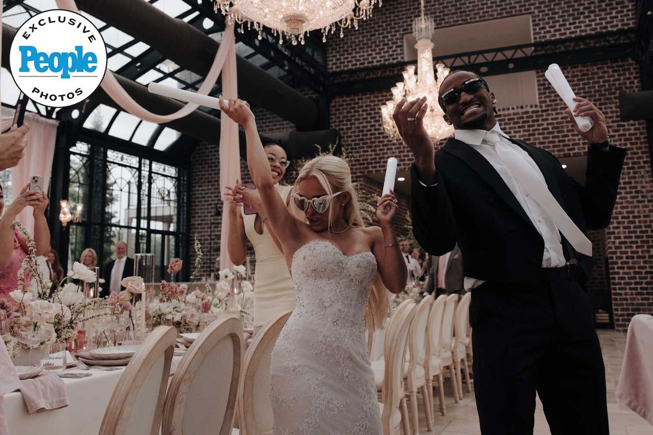 Jaylon and Jaden Jones' wedding receptionCredit: Olivia Avers Photography