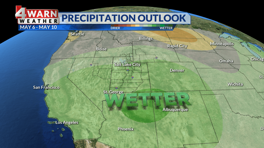 Isolated mountain showers Thursday afternoon, then warmer & drier ...