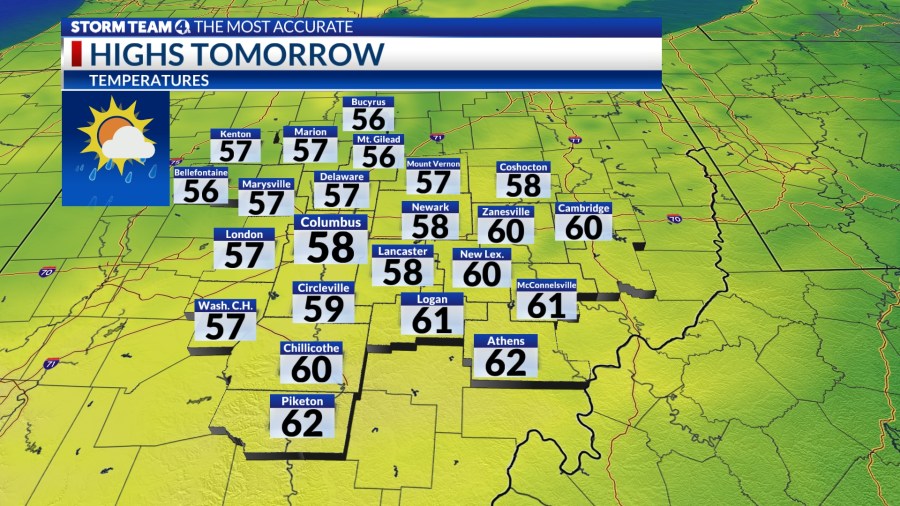 Columbus weather: Tracking scattered rain - AOL