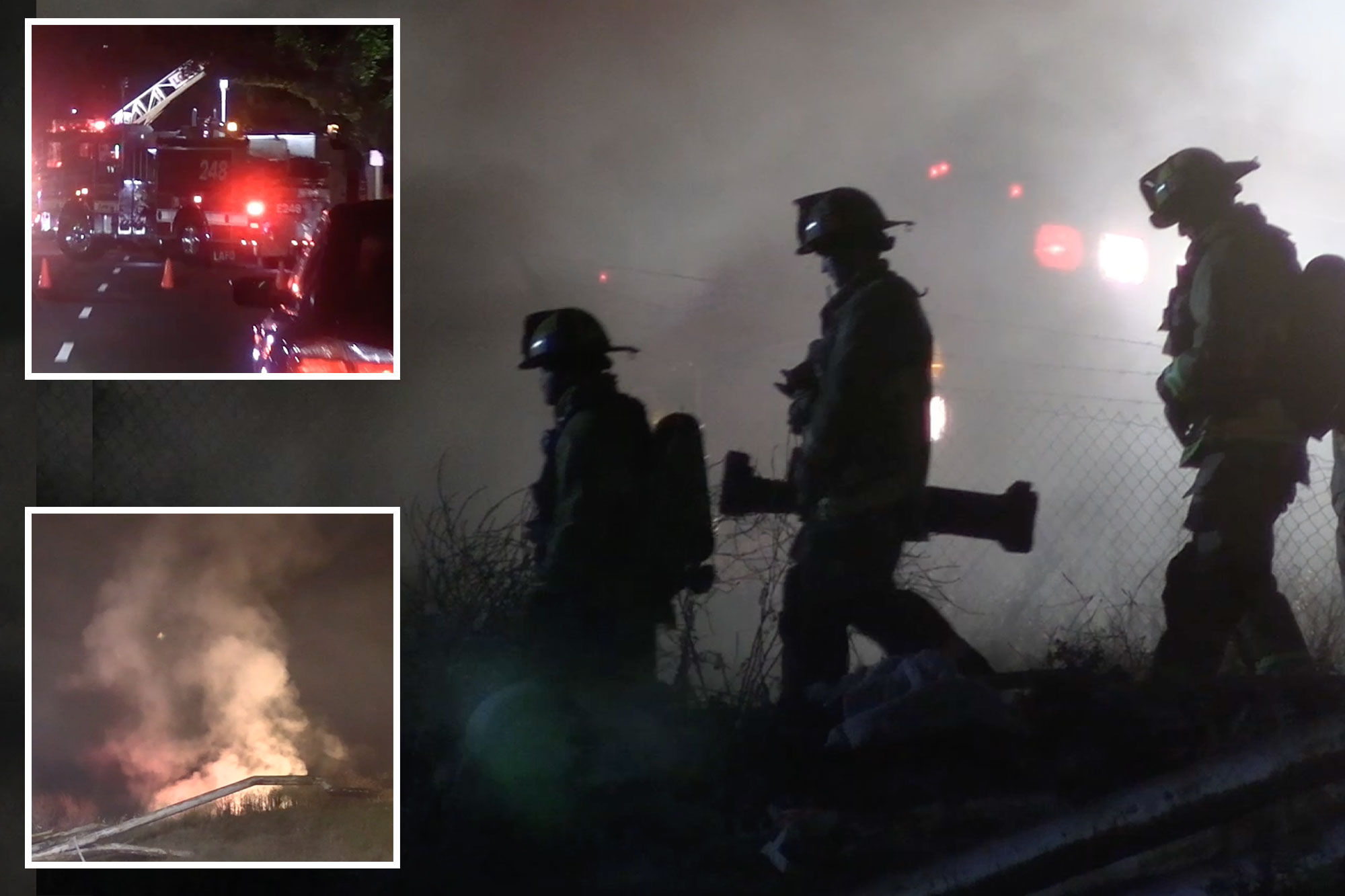 LA traffic nightmare as 110 Freeway is closed indefinitely from ...