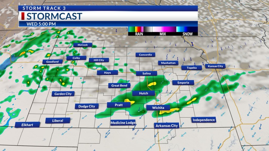 Storm Track 3 Forecast: Rain and some snow expected overnight, warming ...