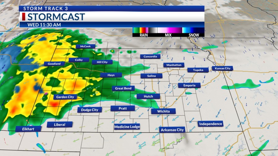 Storm Track 3 Forecast: Rain and some snow expected overnight, warming ...