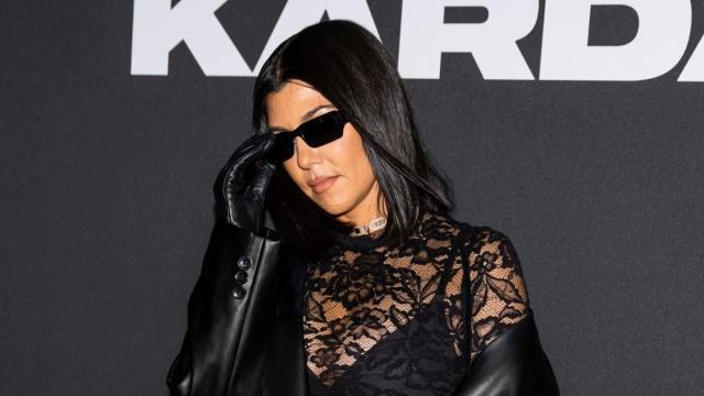 Kourtney Kardashian Sizzles in Bold Mini Dress That Leaves Little to the Imagination