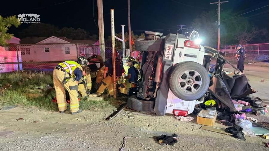 Midland man killed in rollover crash on East Stokes Avenue - AOL