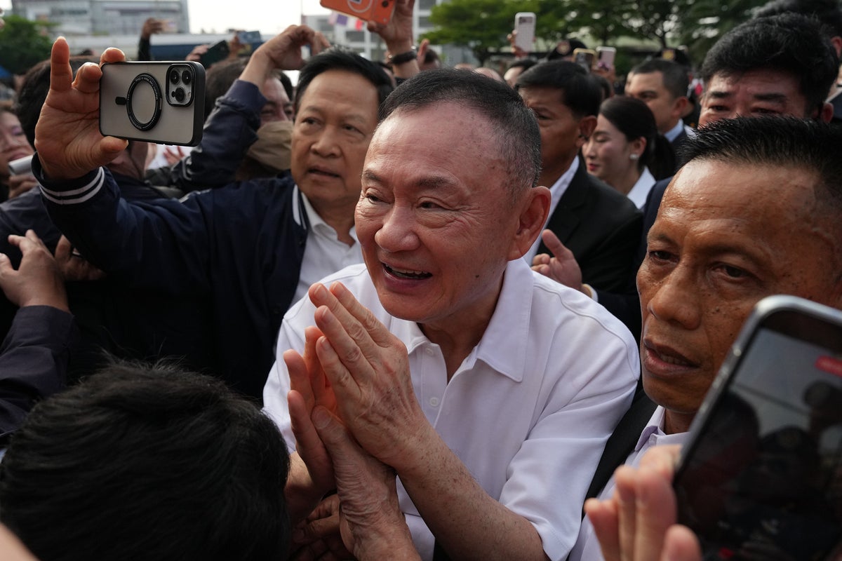 Former Thai PM Thaksin Shinawatra freed from prison after eight months