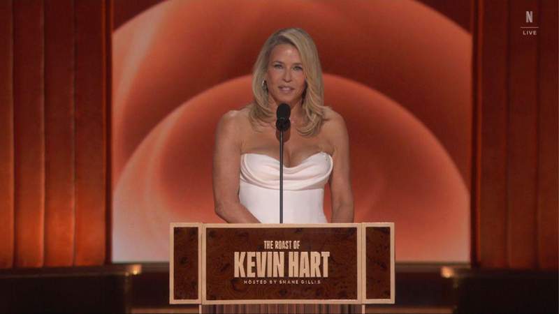 chelsea handler orange dress Inside 2024 Critics Choice Awards hosted by Jo Koy's ex Chelsea Handler | TV & Radio | Showbiz & TV