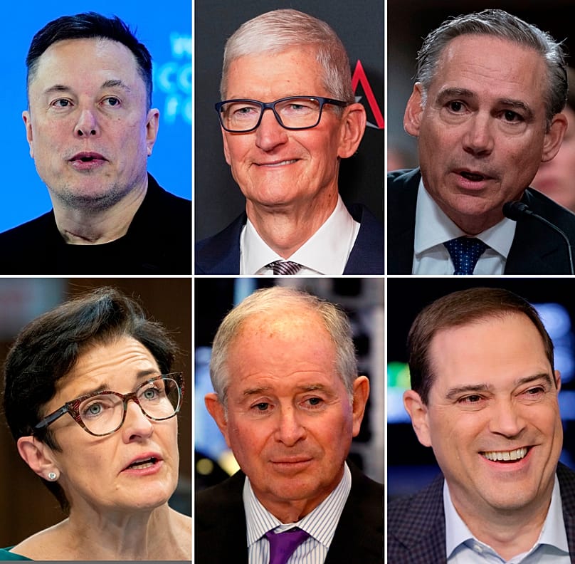 Tim Cook Retirement Trump China visit: US CEOs Musk, Cook and Nvidia’s Huang join trade, AI ...