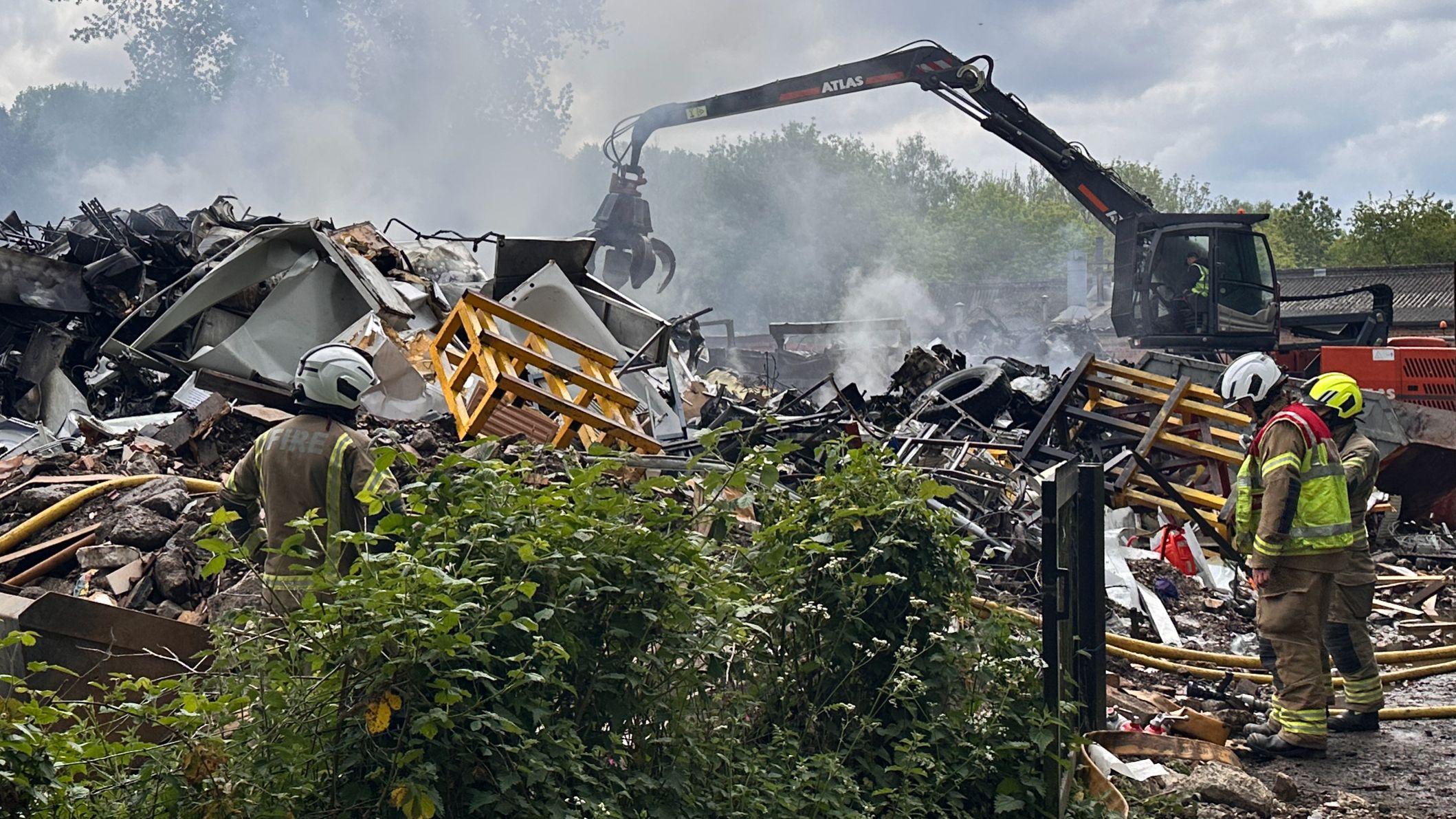 High Court injunction issued after scrap yard fire - AOL