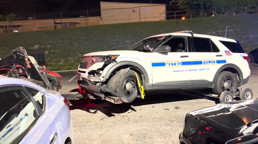 2 officers hospitalized after pursuit ends in crash in South Nashville ...
