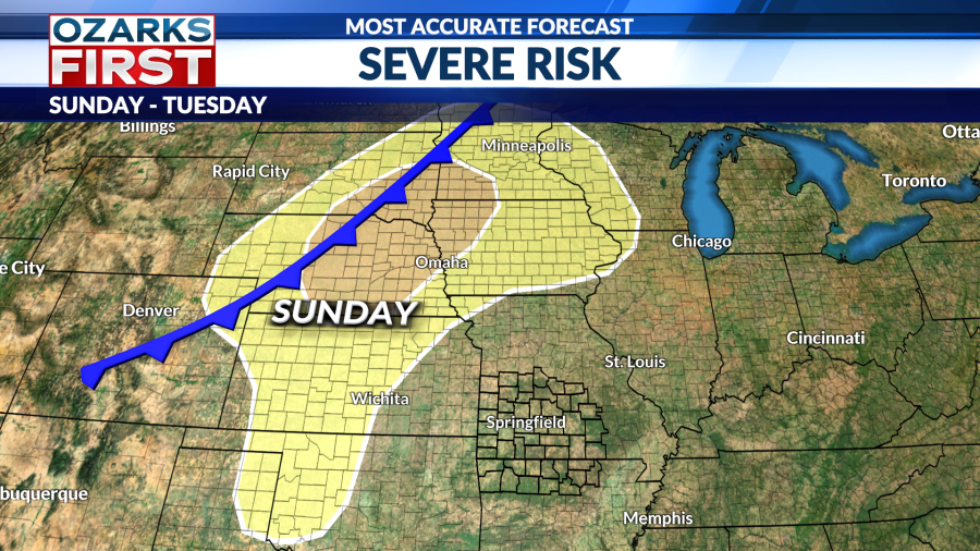 Warm weekend ahead with stray showers and storms - AOL