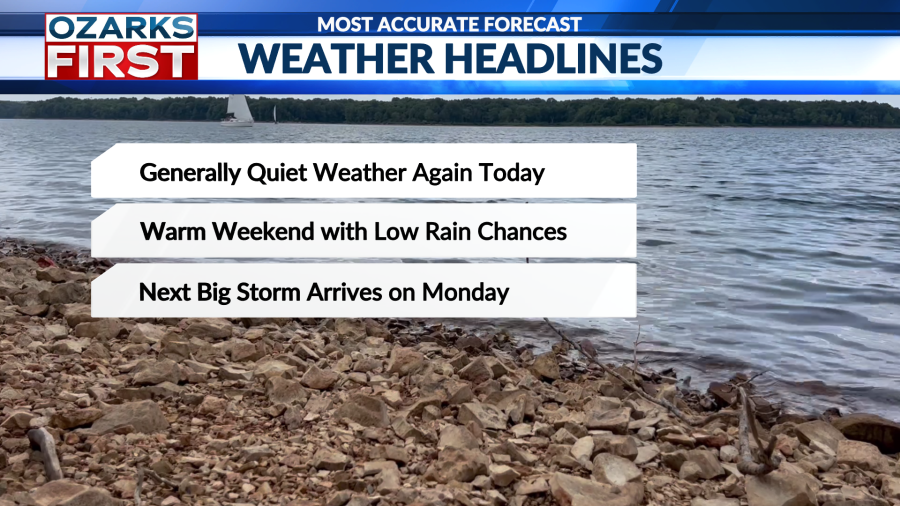 Warm weekend ahead with stray showers and storms - AOL