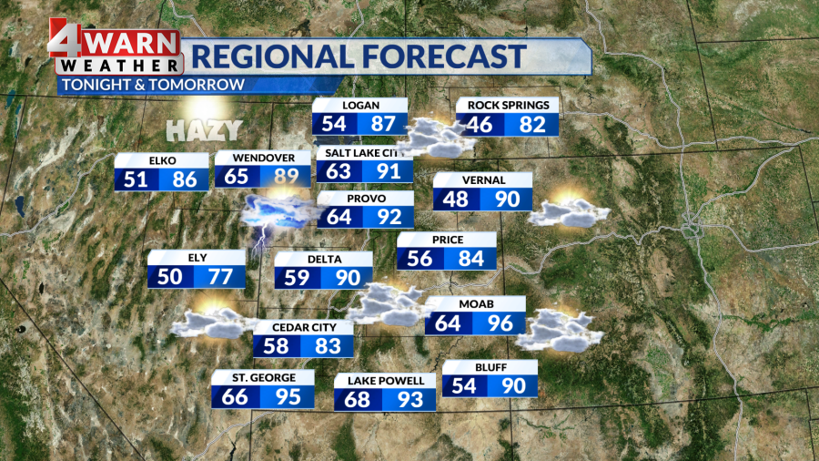 Utah Weather: Elevated fire risk today with gusty winds and more warmth ...