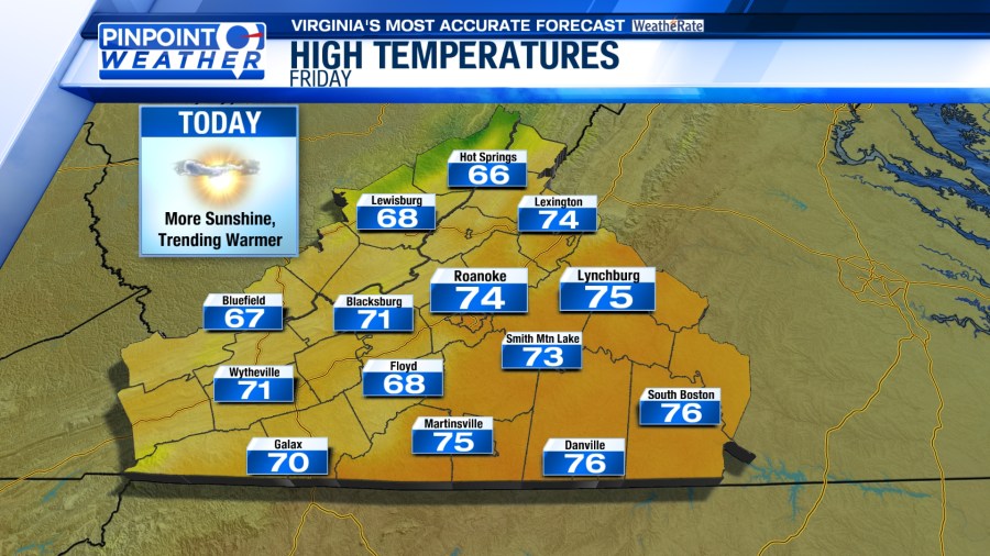 Pinpoint Weather: Summer warmth for the weekend - AOL