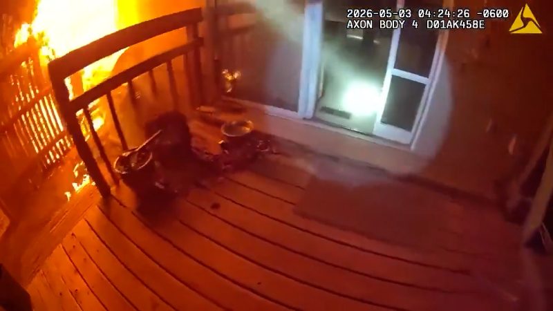 VIDEO: Colorado officers rush into burning home to save trapped dog - AOL