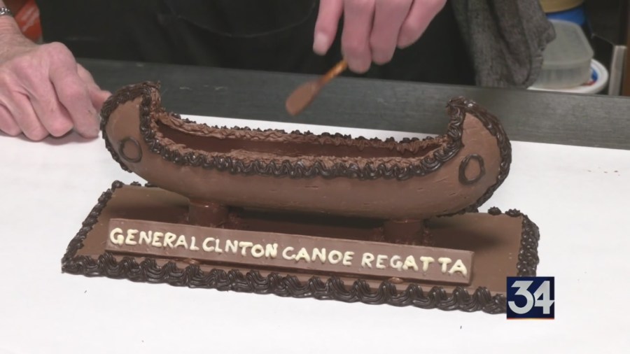 Local confectioner creates canoe made entirely out of chocolate - AOL