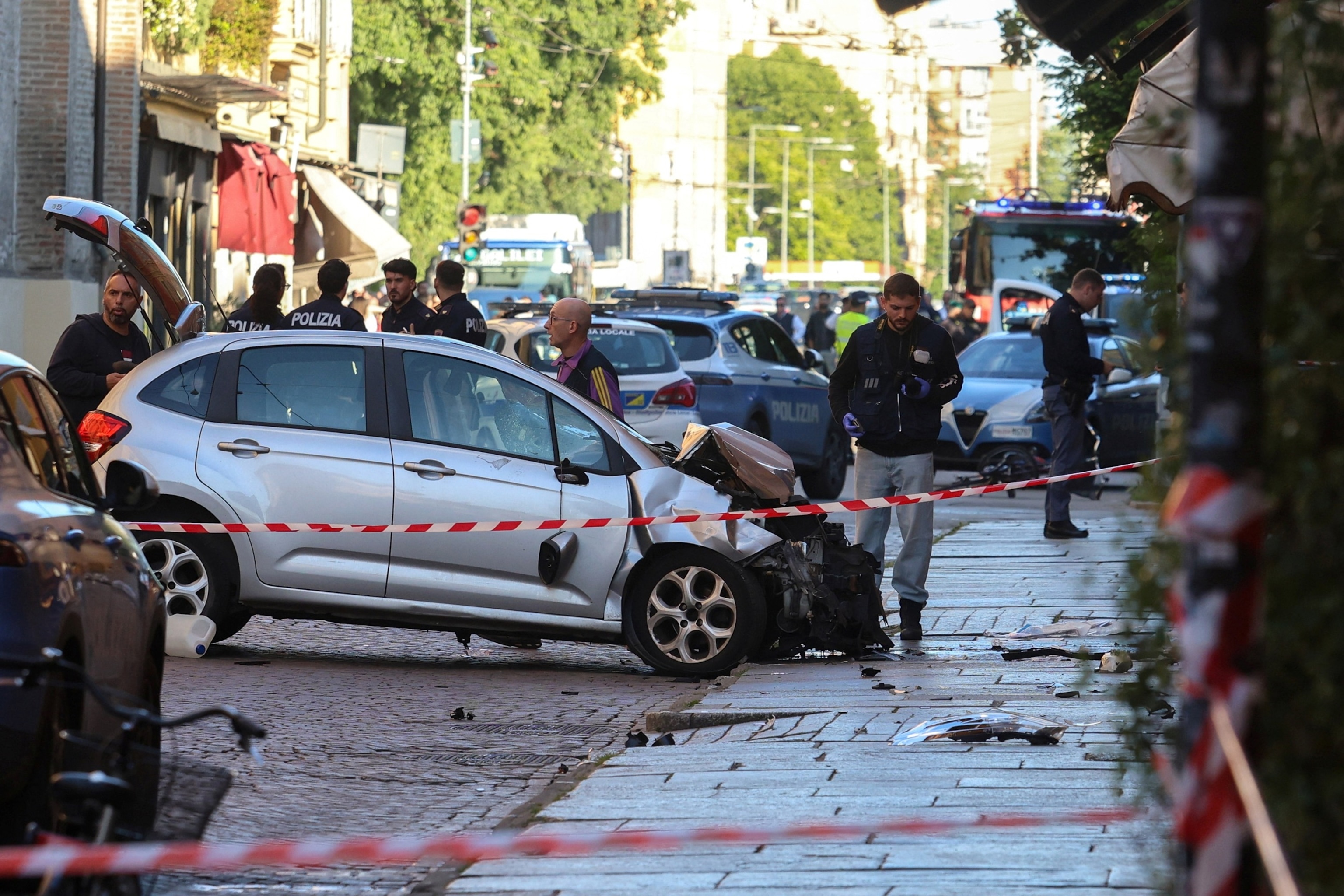 8 wounded after driver plows into crowd in Italian city: Officials - AOL