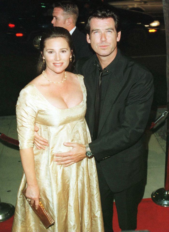 pierce brosnan wife pink dress Pierce Brosnan gifts wife Keely 60 roses for her 60th birthday: 'Forever happy and blessed'