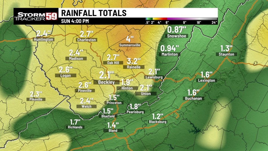 Some drought relief expected for WV this week with increasing rain ...