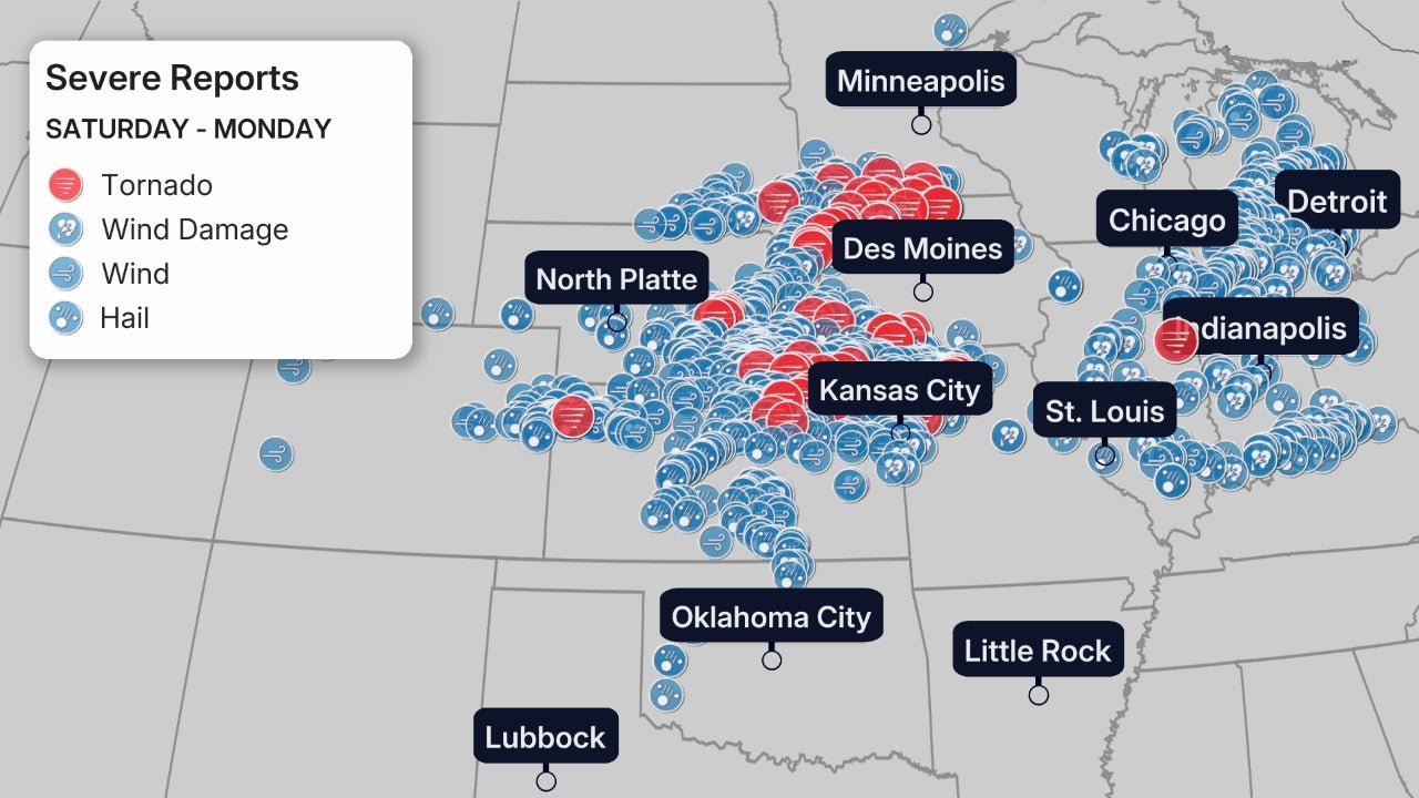 Severe Weather Outbreak Maps Tracker: Radar, Warnings, Storm Reports ...