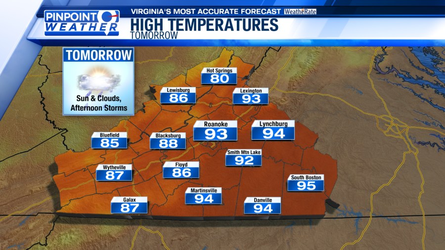 Pinpoint Weather: Heat, storms expected Wednesday - AOL