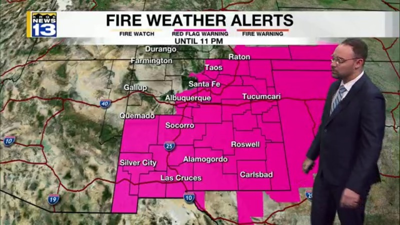 Fire danger continues across New Mexico this afternoon - AOL