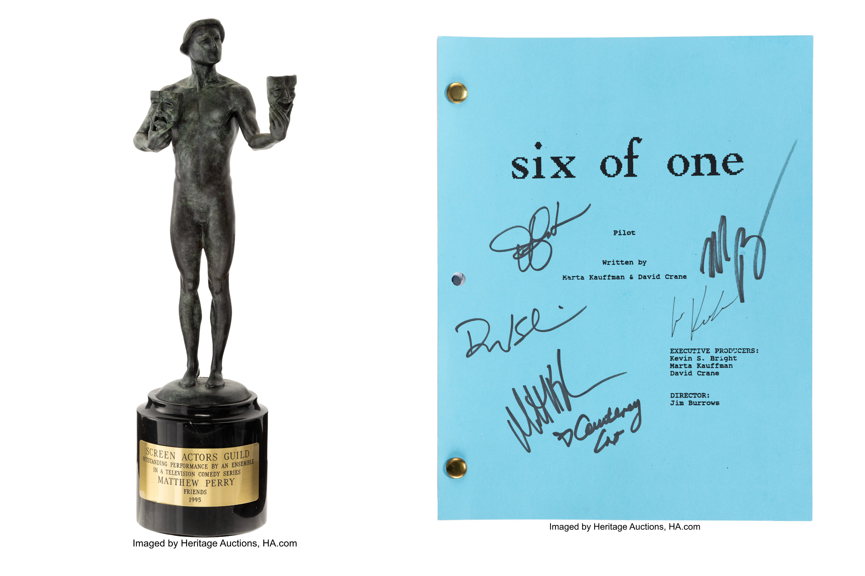 Matthew Perry Inscription Matthew Perry’s prized ‘Friends’ possessions to be auctioned after ...