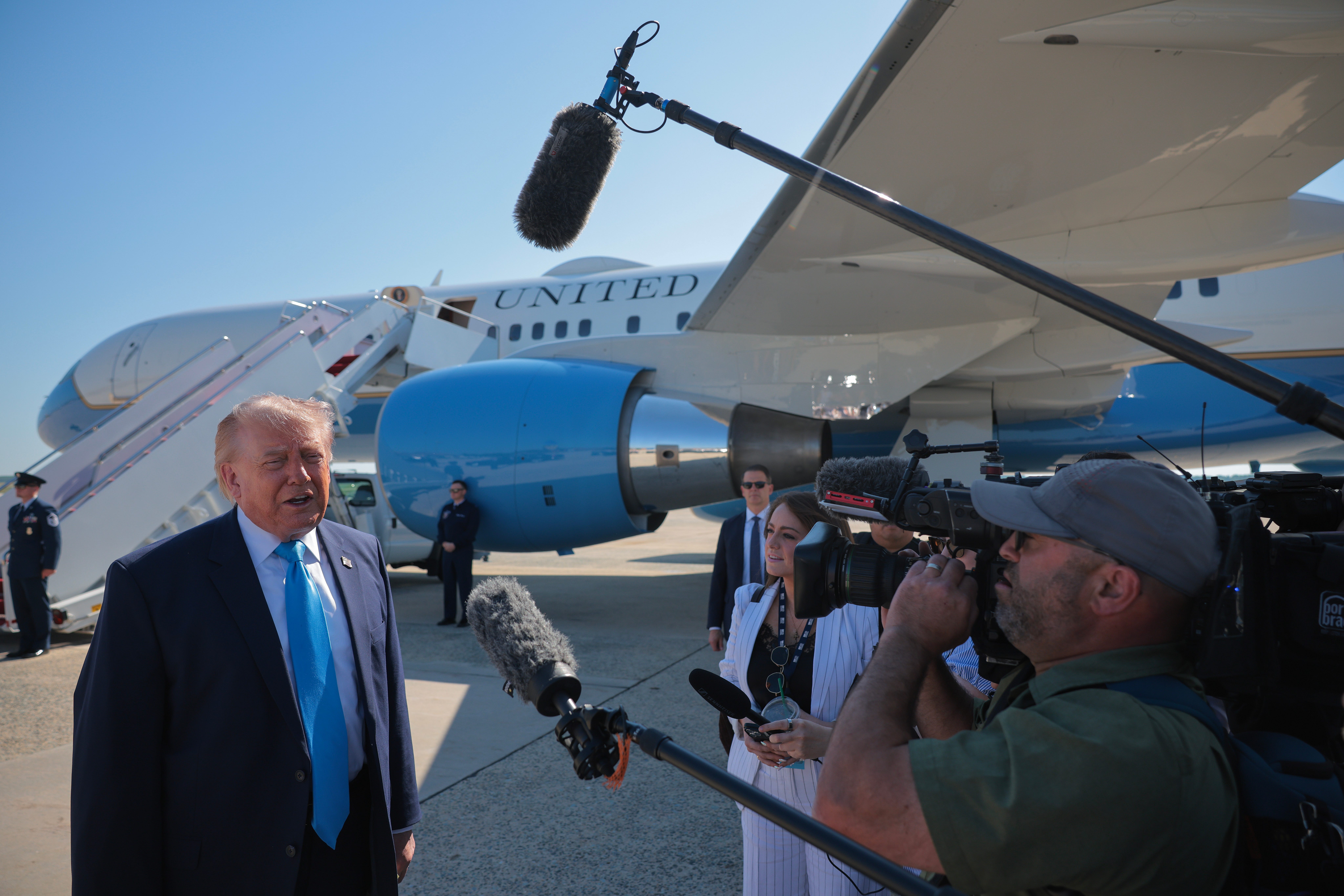 Stocks spike and oil prices tumble after Trump says the US is in the ...