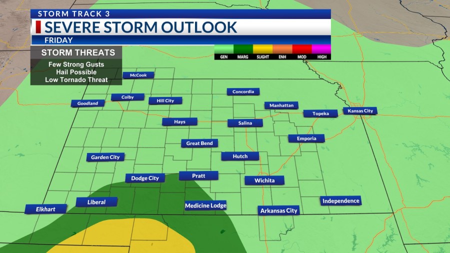 Storm Track 3 Forecast: Off/on scattered showers and a few stronger ...