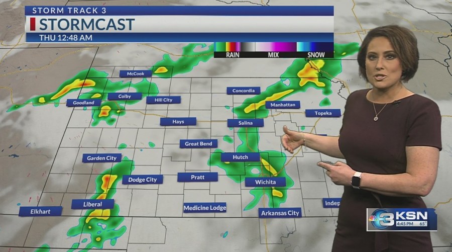 Storm Track 3 Forecast: Off/on scattered showers and a few stronger ...
