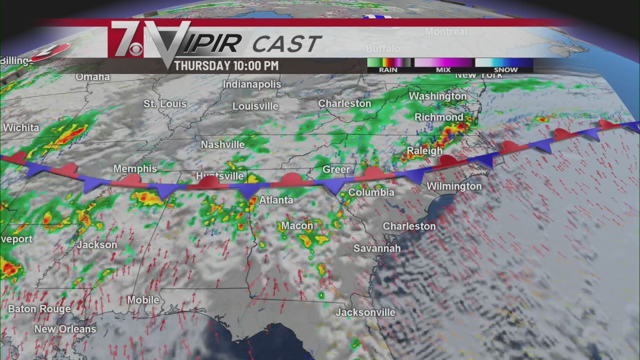 Daily rain chances expected through holiday weekend in Upstate - AOL