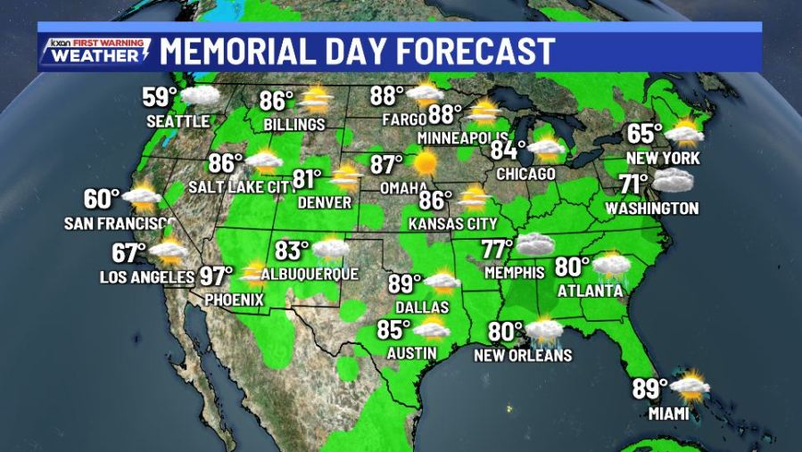 Travel Forecast: Unsettled pattern this weekend - AOL