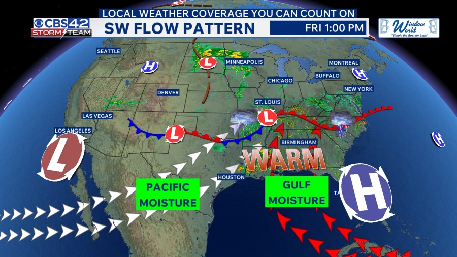 Stormy Pattern Across Central Alabama Through Memorial Day Weekend - AOL