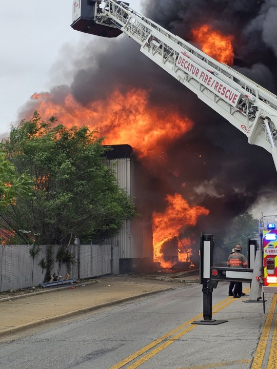 Crews respond to ‘large’ fire at former Intermet foundry building in ...