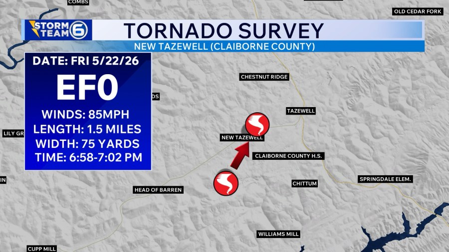 National Weather Service confirms EF-0 tornado caused damage in New ...