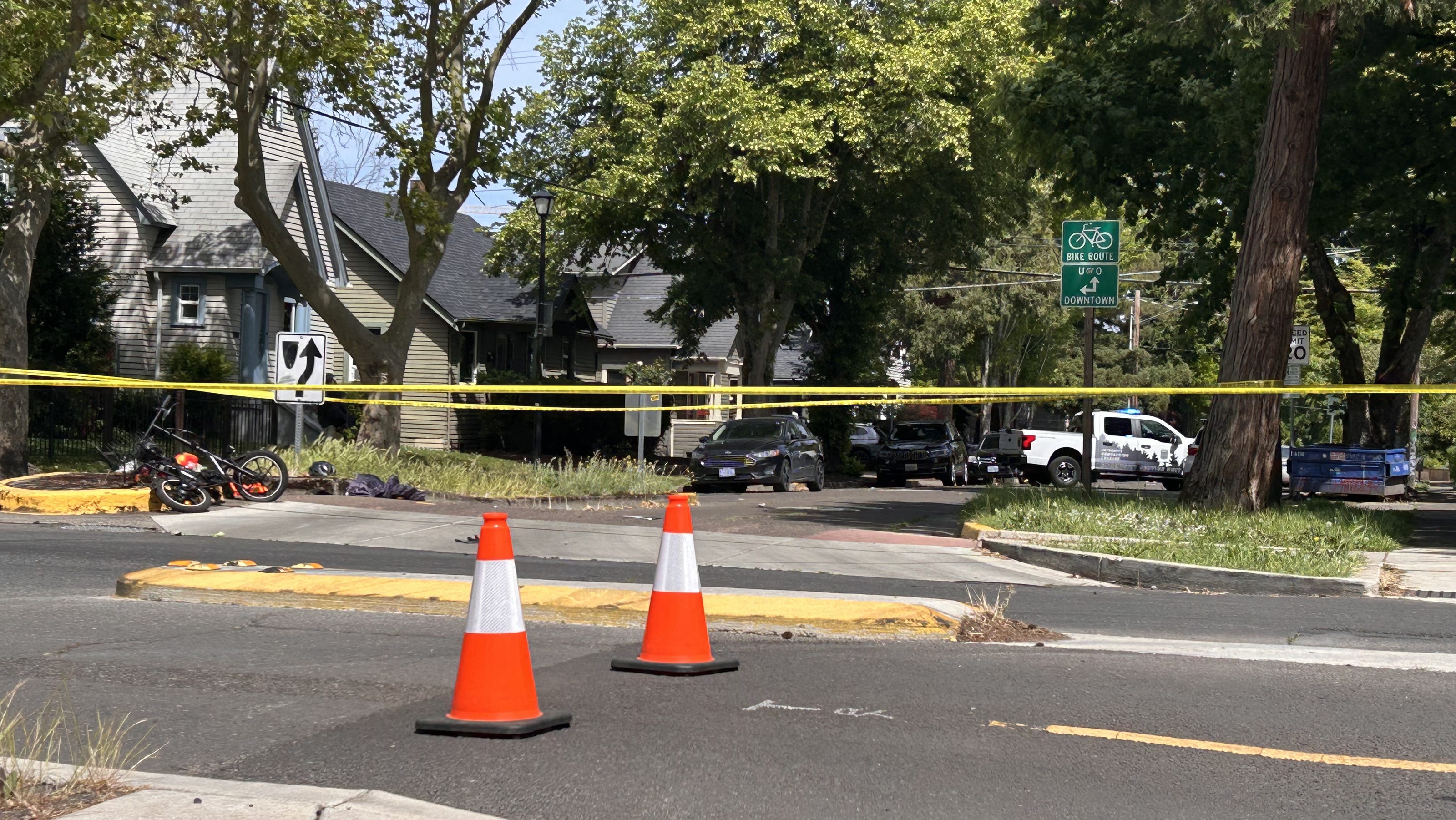 Bicyclist suffers serious injuries after being hit by stolen truck - AOL