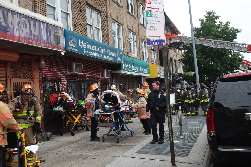 Elderly woman and her son killed in NYC blaze after neighbors heard ...