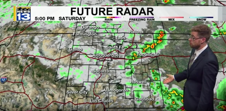 Slight warm up ahead for New Mexico with storms this weekend - AOL