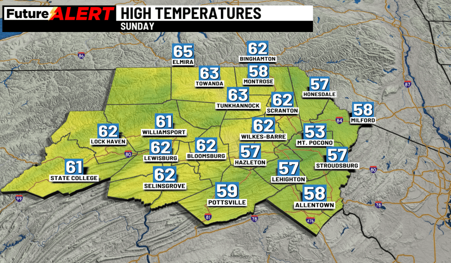 Pennsylvania weather: rain, cold slightly eases for Memorial Day - AOL