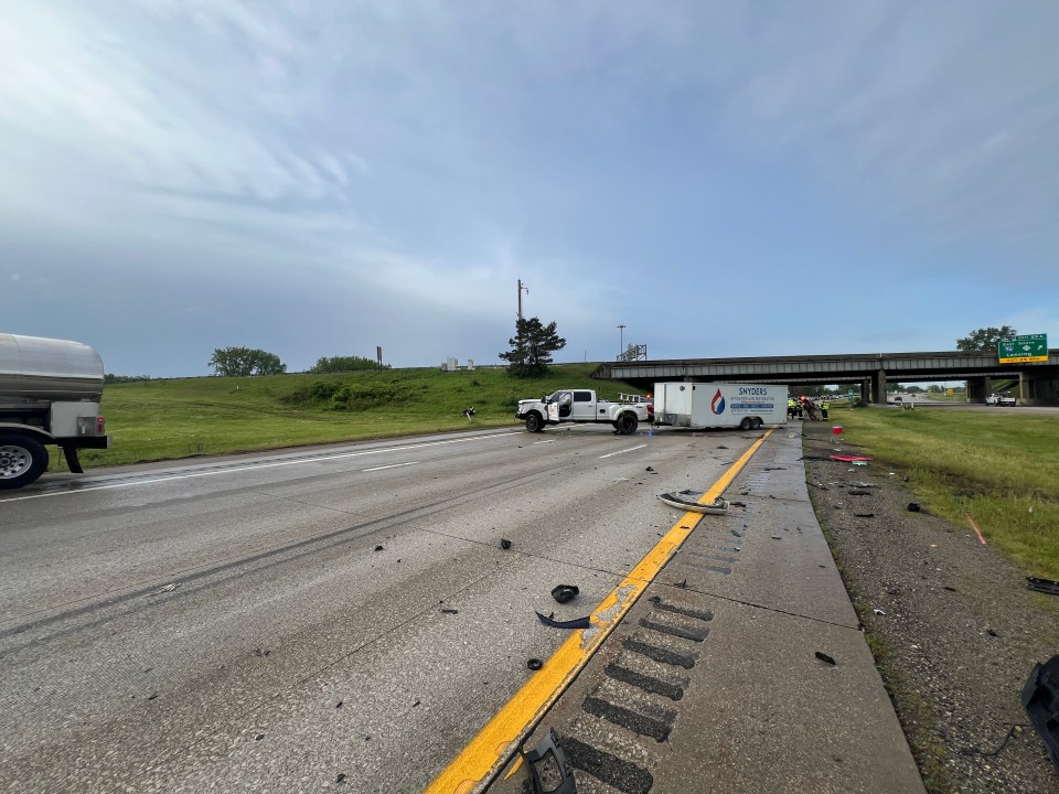 MSP: Two vehicles carrying trailers crash on NB US-131 after speeding ...