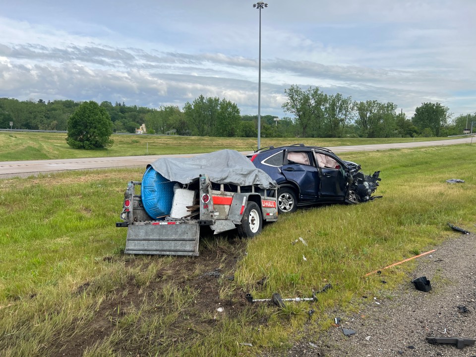 MSP: Two vehicles carrying trailers crash on NB US-131 after speeding ...