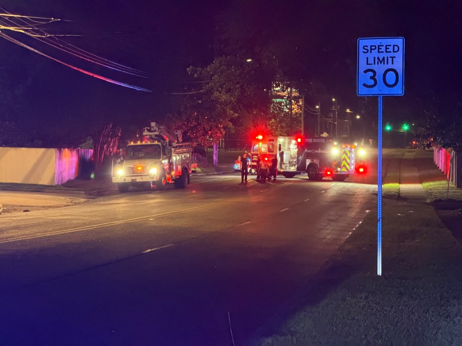 Power line catches fire near Overlook at Midtown Apartments - AOL